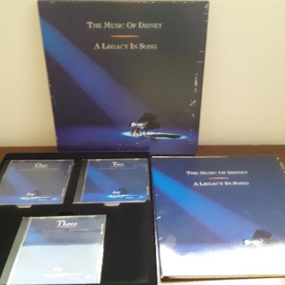 The Music Of Disney - A Legacy in Song - 3 CD Box Set - Circa 1992